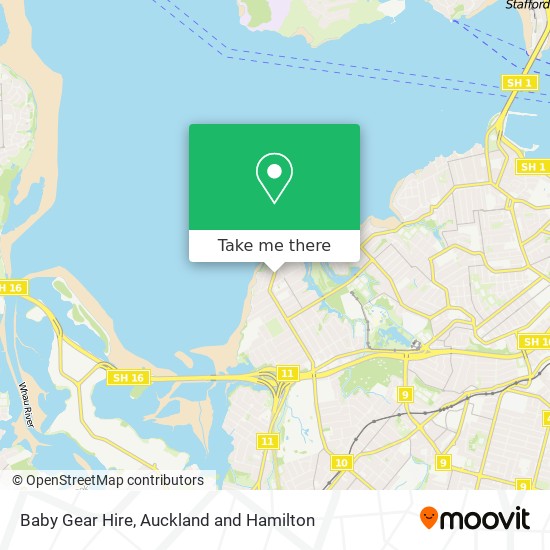 Baby Gear Hire map