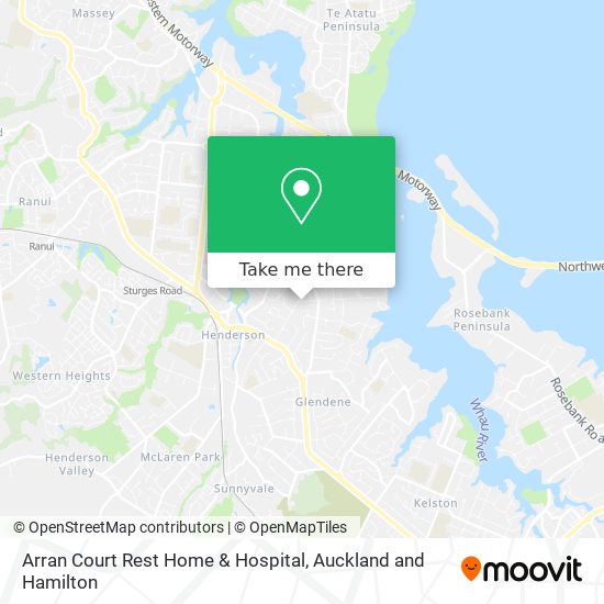 Arran Court Rest Home & Hospital map