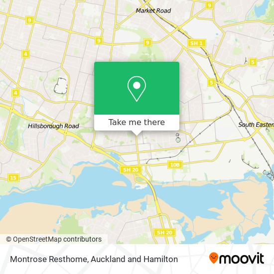 Montrose Resthome map