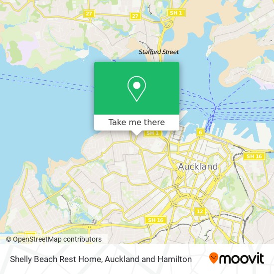 Shelly Beach Rest Home map