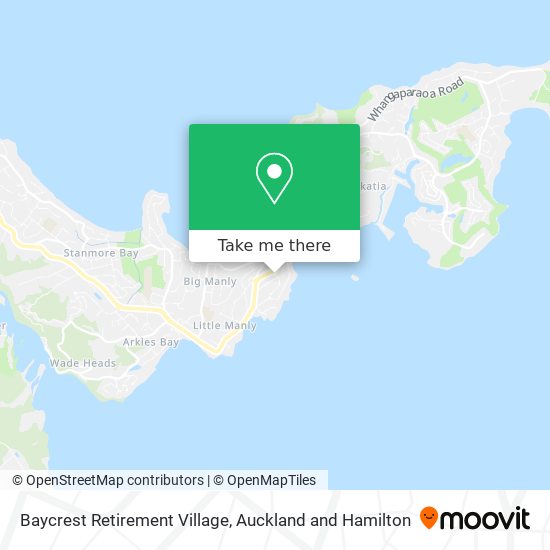 Baycrest Retirement Village map