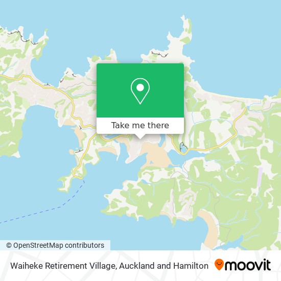 Waiheke Retirement Village map