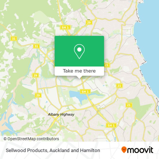 Sellwood Products map