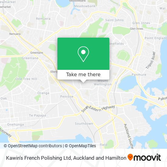 Kawin's French Polishing Ltd map
