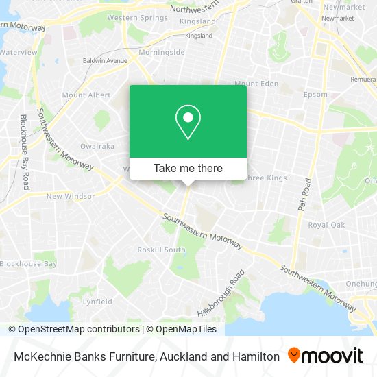 McKechnie Banks Furniture map