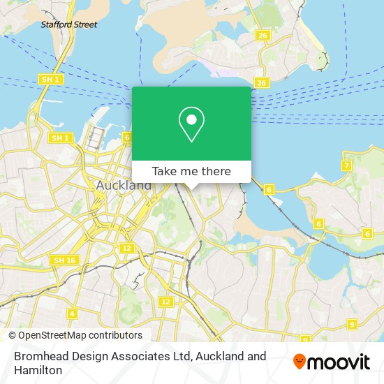 Bromhead Design Associates Ltd map