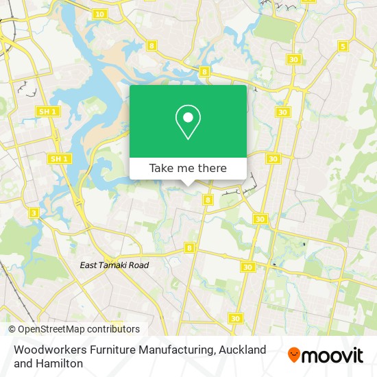 Woodworkers Furniture Manufacturing map