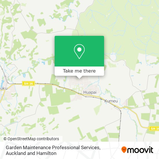 Garden Maintenance Professional Services map