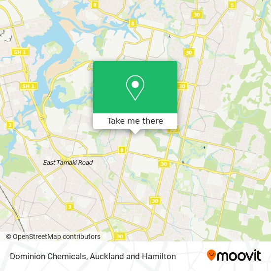 Dominion Chemicals map