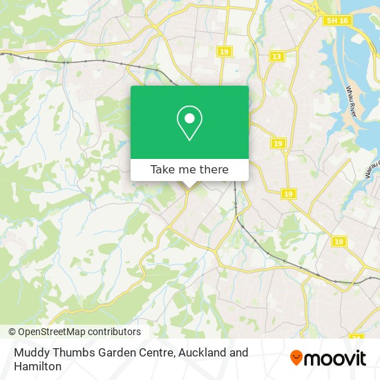 Muddy Thumbs Garden Centre map