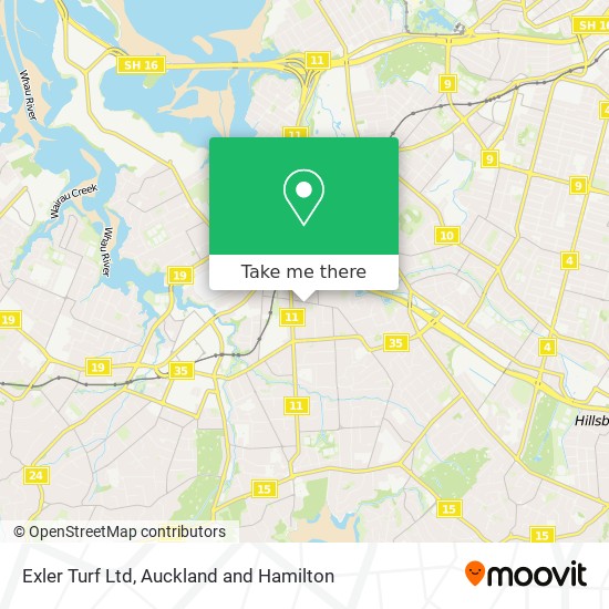 Exler Turf Ltd map