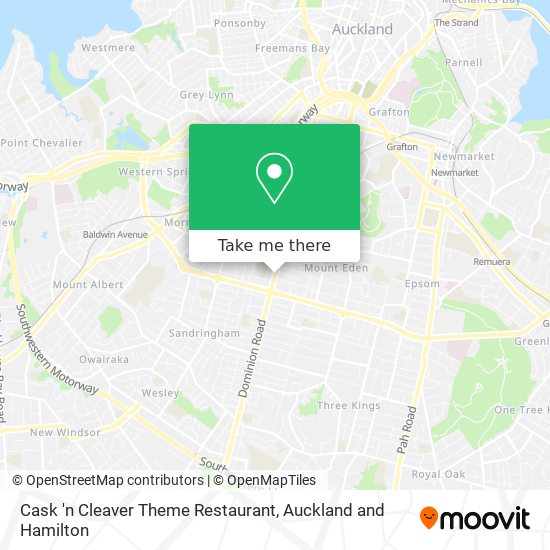 Cask 'n Cleaver Theme Restaurant map