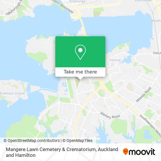 Mangere Lawn Cemetery & Crematorium map