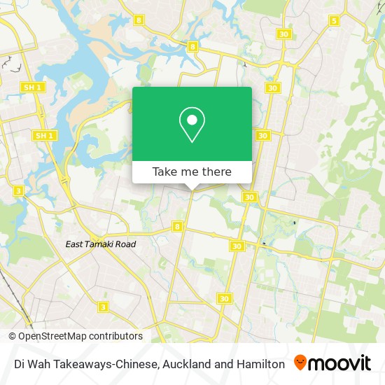 Di Wah Takeaways-Chinese map