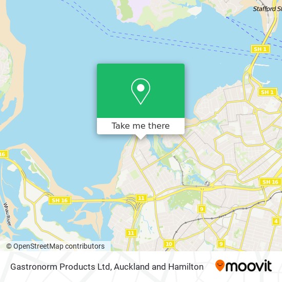 Gastronorm Products Ltd map