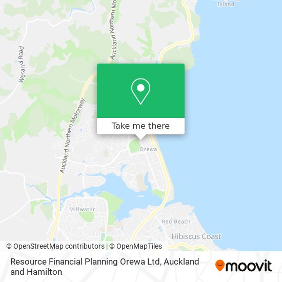 Resource Financial Planning Orewa Ltd map