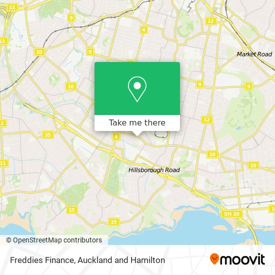 Freddies Finance map