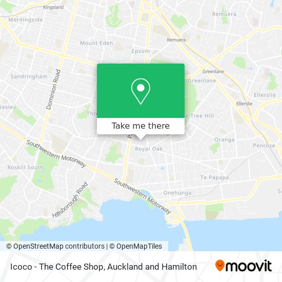 Icoco - The Coffee Shop map