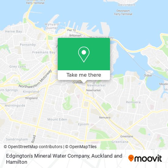 Edgington's Mineral Water Company map