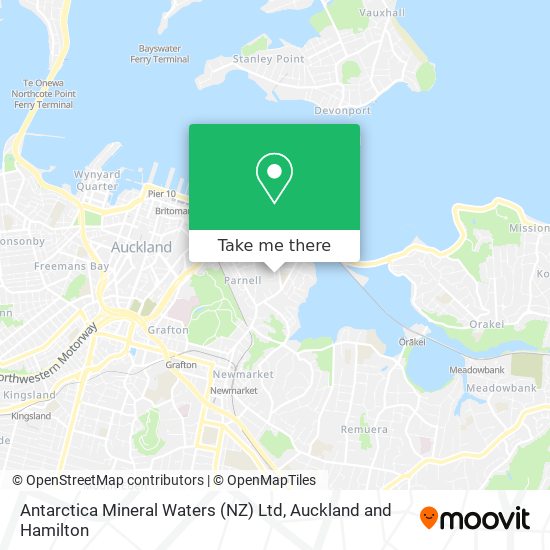 Antarctica Mineral Waters (NZ) Ltd map