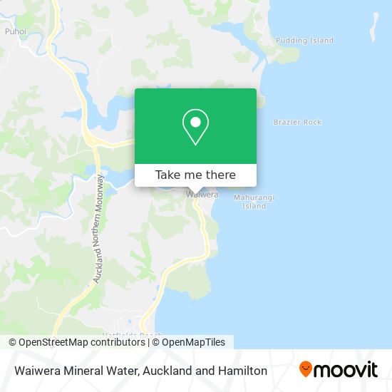 Waiwera Mineral Water map