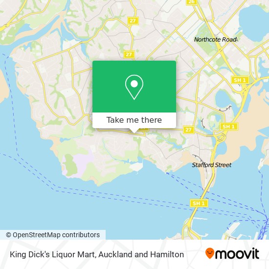 King Dick's Liquor Mart map