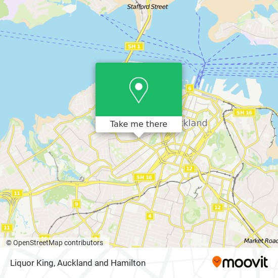 Liquor King map