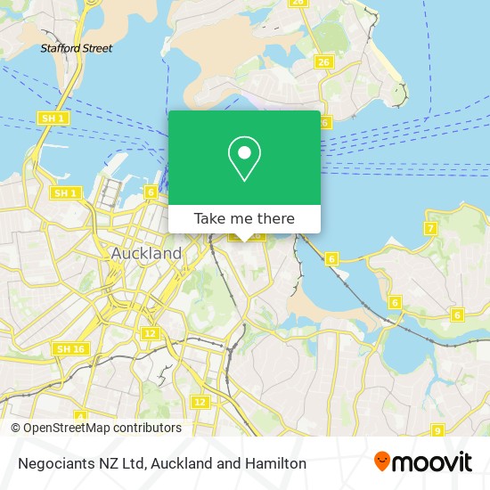 Negociants NZ Ltd map