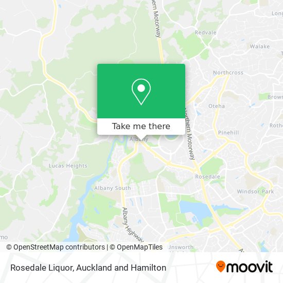 Rosedale Liquor map