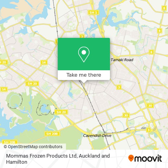 Mommas Frozen Products Ltd map