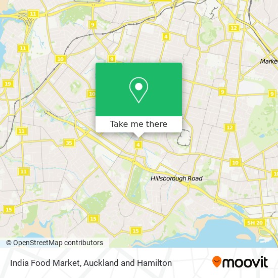 India Food Market map