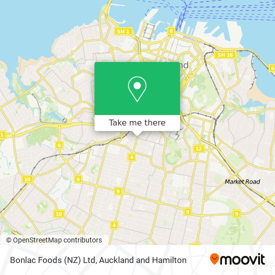 Bonlac Foods (NZ) Ltd map