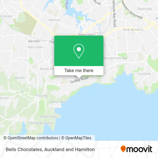 Bells Chocolates map