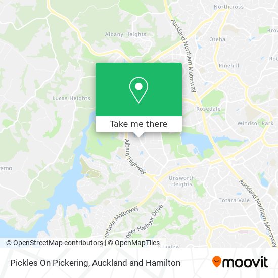 Pickles On Pickering map