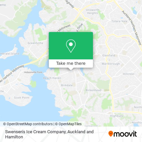 Swensen's Ice Cream Company map