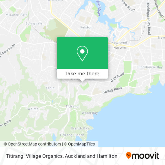 Titirangi Village Organics map