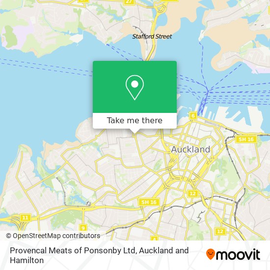 Provencal Meats of Ponsonby Ltd map