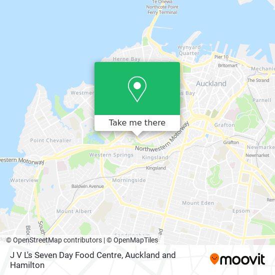 J V L's Seven Day Food Centre map