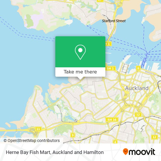 Herne Bay Fish Mart map