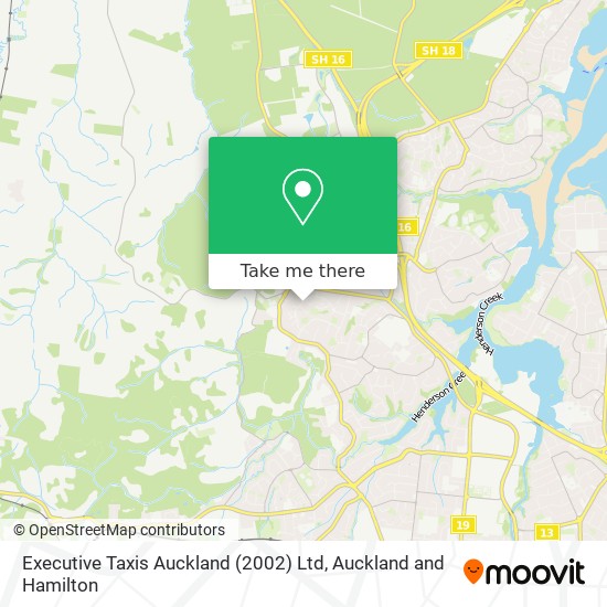 Executive Taxis Auckland (2002) Ltd map