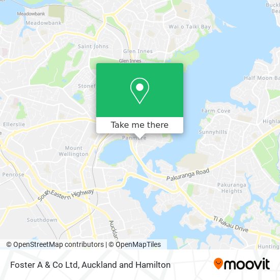 Foster A & Co Ltd map