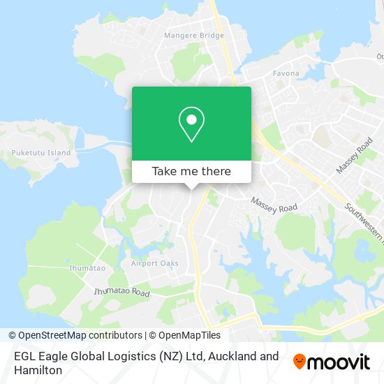 EGL Eagle Global Logistics (NZ) Ltd map