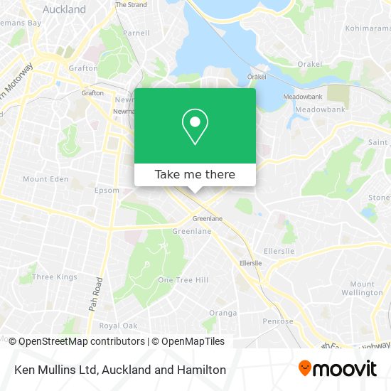 Ken Mullins Ltd map