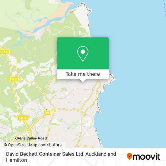 David Beckett Container Sales Ltd map