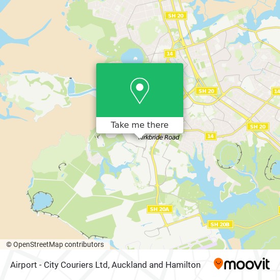 Airport - City Couriers Ltd map