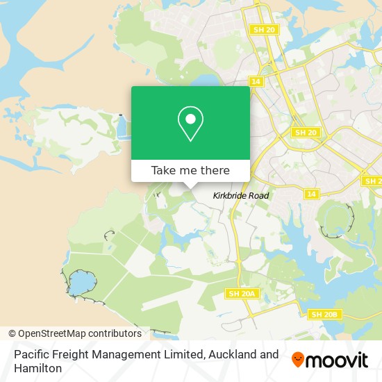 Pacific Freight Management Limited map