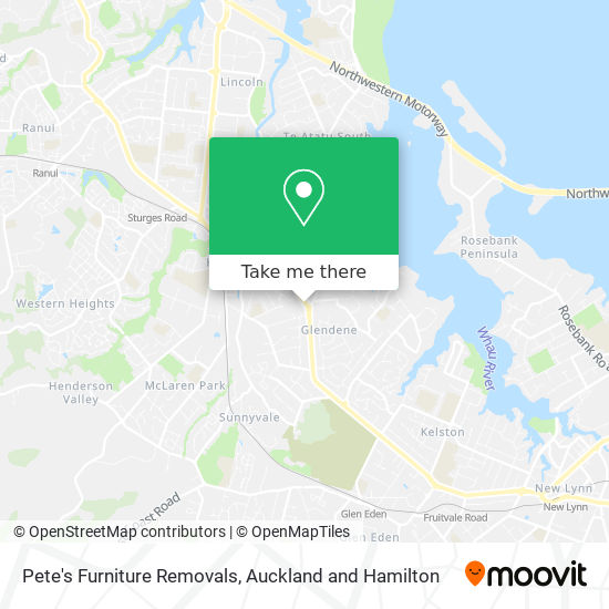 Pete's Furniture Removals地图