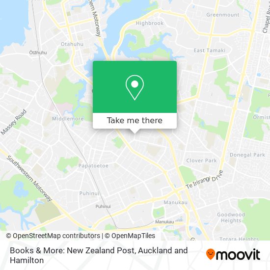 Books & More: New Zealand Post map