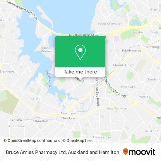 Bruce Amies Pharmacy Ltd map