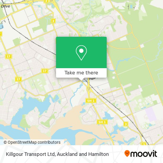 Killgour Transport Ltd map